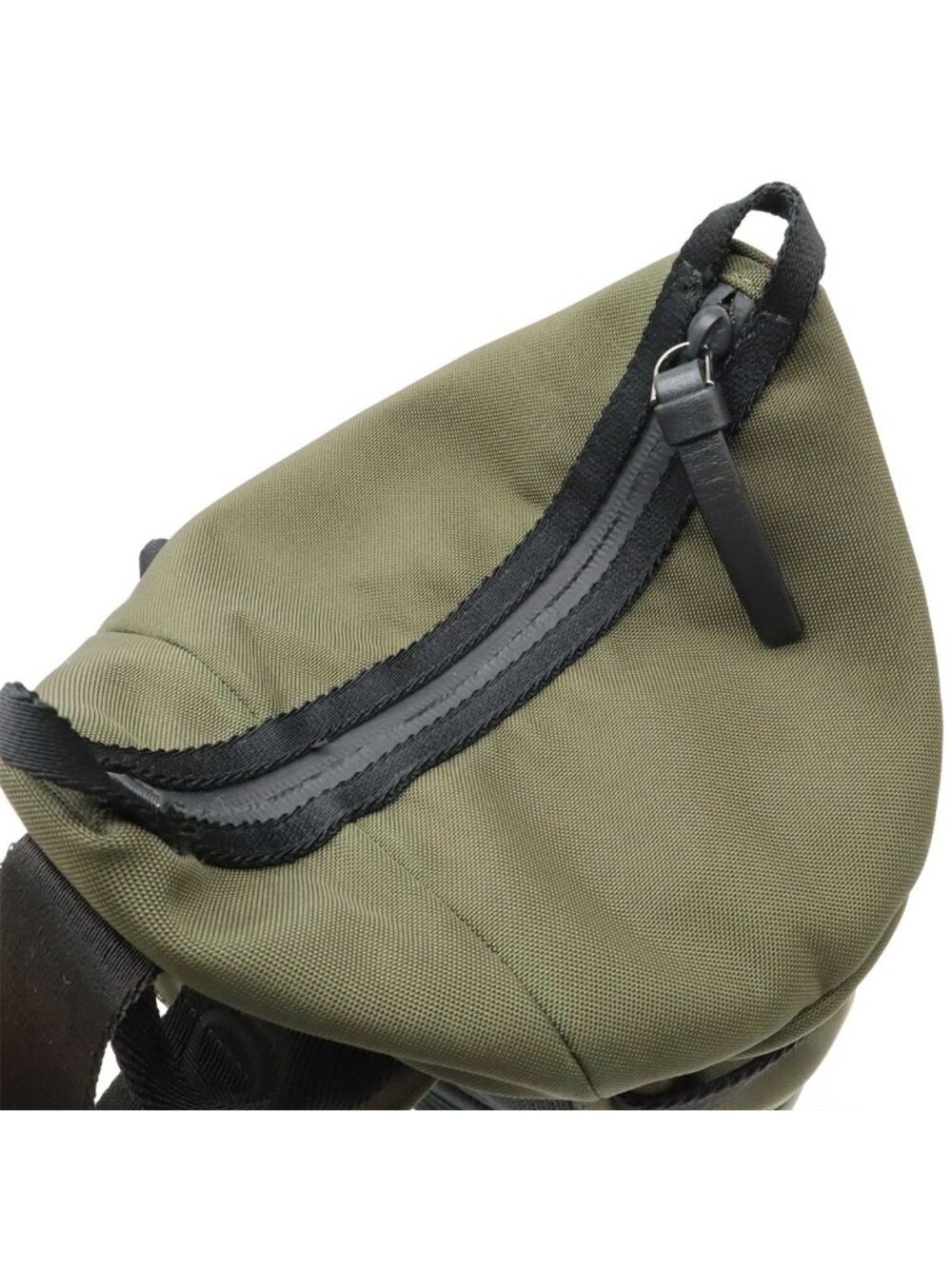 Moncler Argens Mono Belt Bag Backpack Nylon Canvas Khaki Green Black - Picture 7 of 9